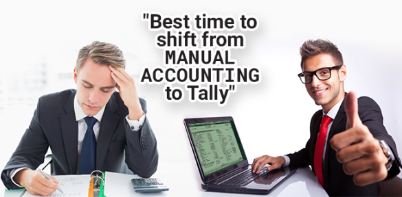Best time to shift from manual accounting to Tally